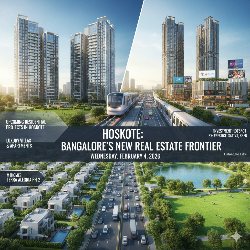 Upcoming Projects in Hoskote Bangalore | New Launch Villas & Apartments 2026