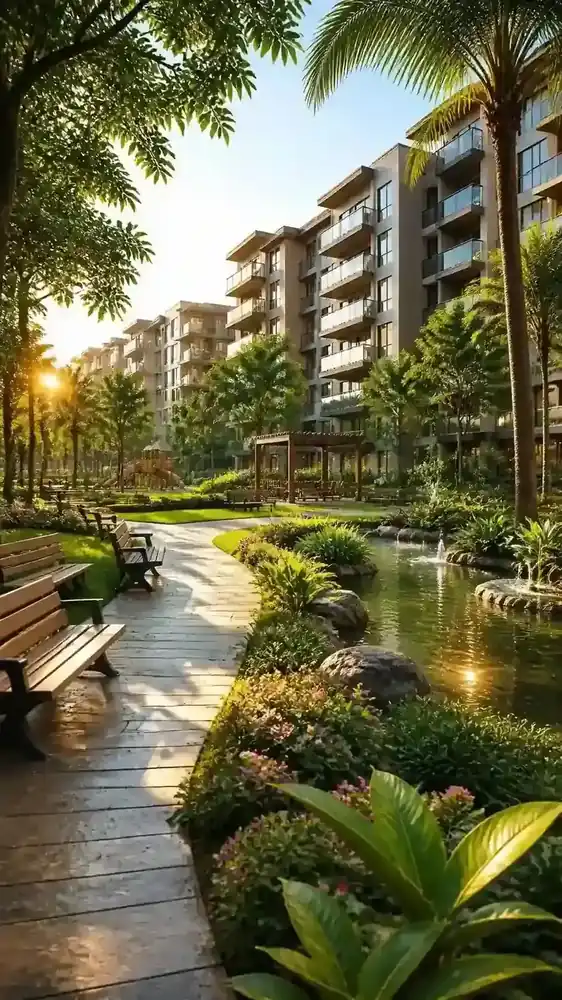 Brigade Granada 3 BHK + 3 Toilets representative floor plan