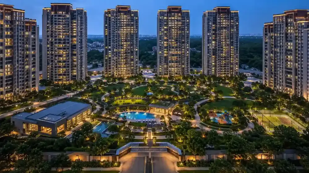 Brigade Granada 3 BHK + 2 Toilets representative floor plan