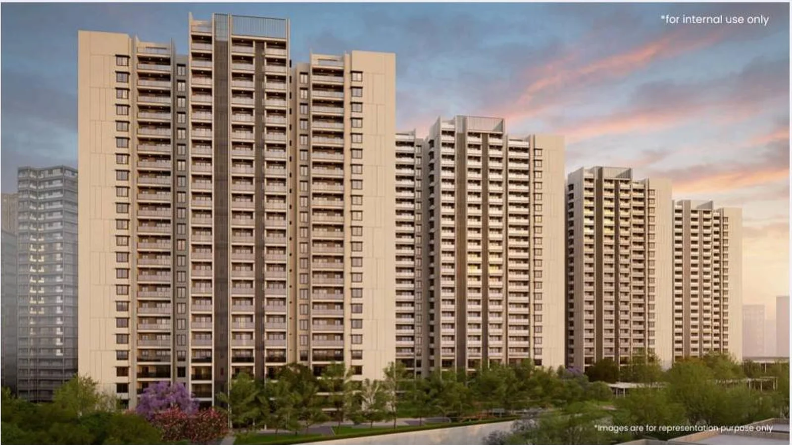 Embassy Astra residential tower elevation in Hebbal