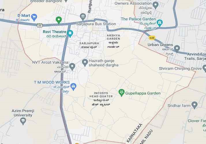 Godrej Sarjapur Location Map