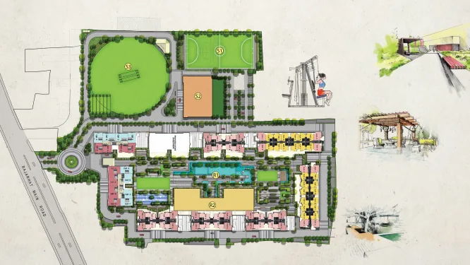 L&T Thanisandra 4 and 5 BHK Floor Plan