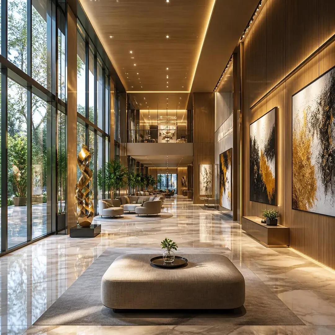 My Home Seegehalli grand arrival lobby interior