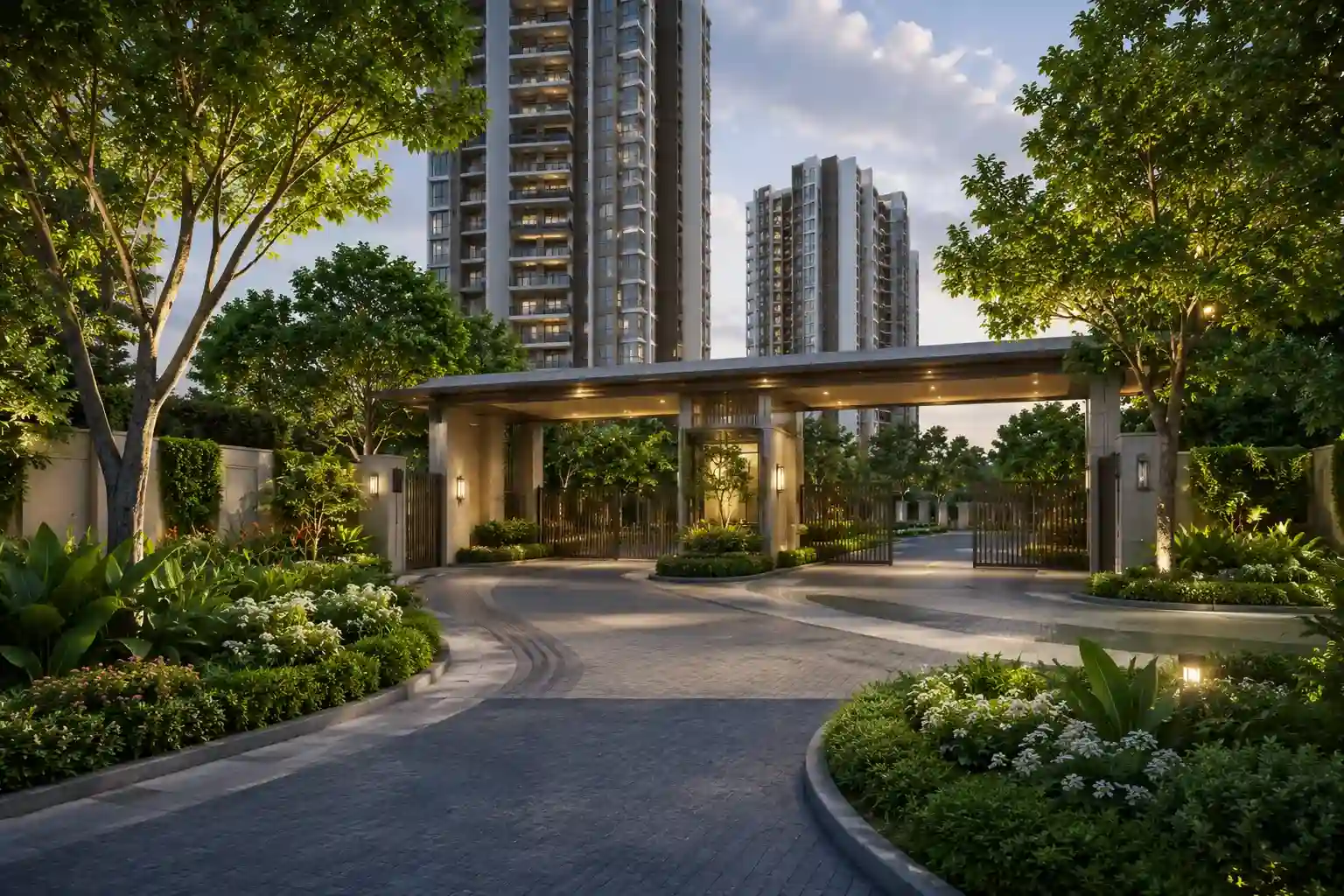 Birla Trimaya Phase 4 green landscaped residential development