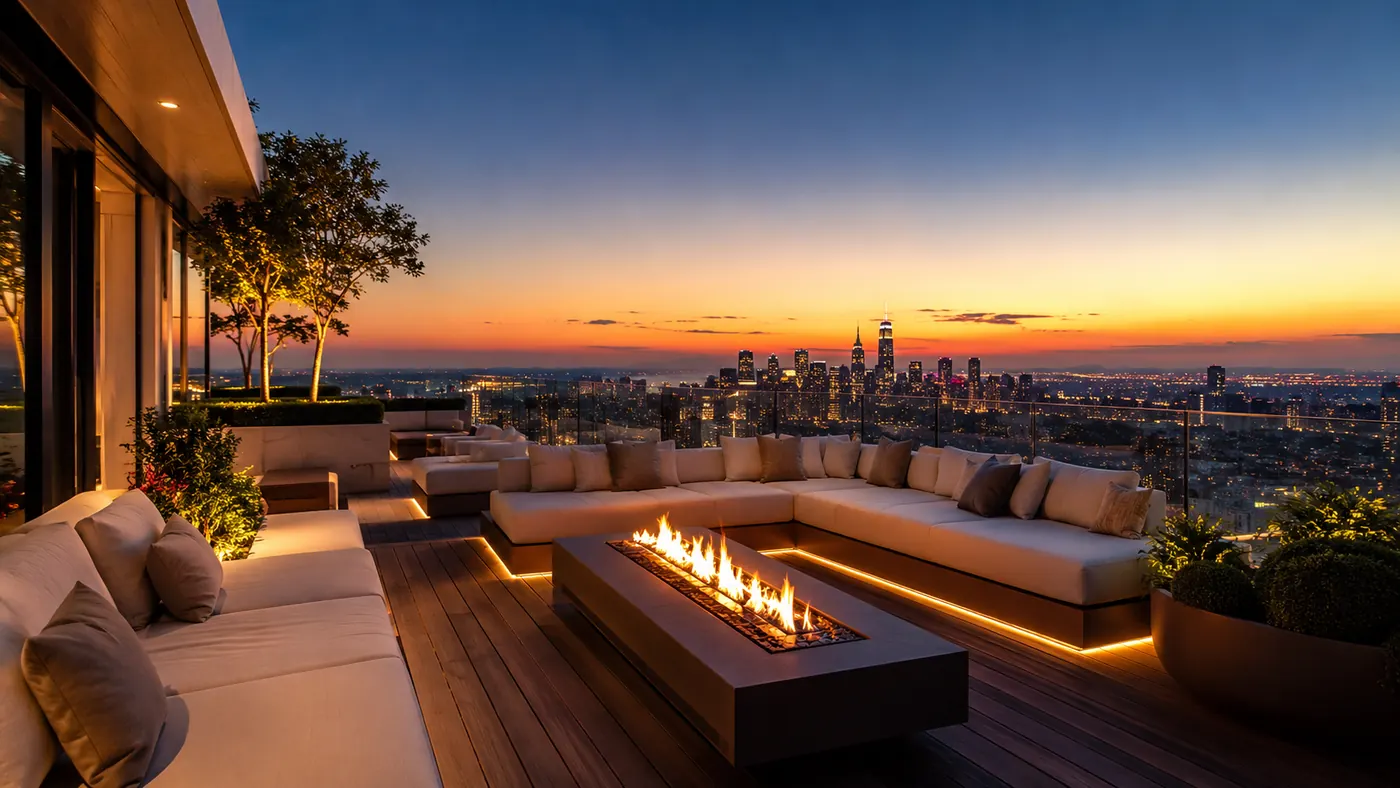 Bulwark The Woodland Forest representative rooftop sky lounge
