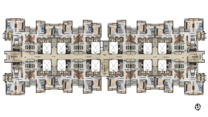 Purva Heritage floor plan representational layout
