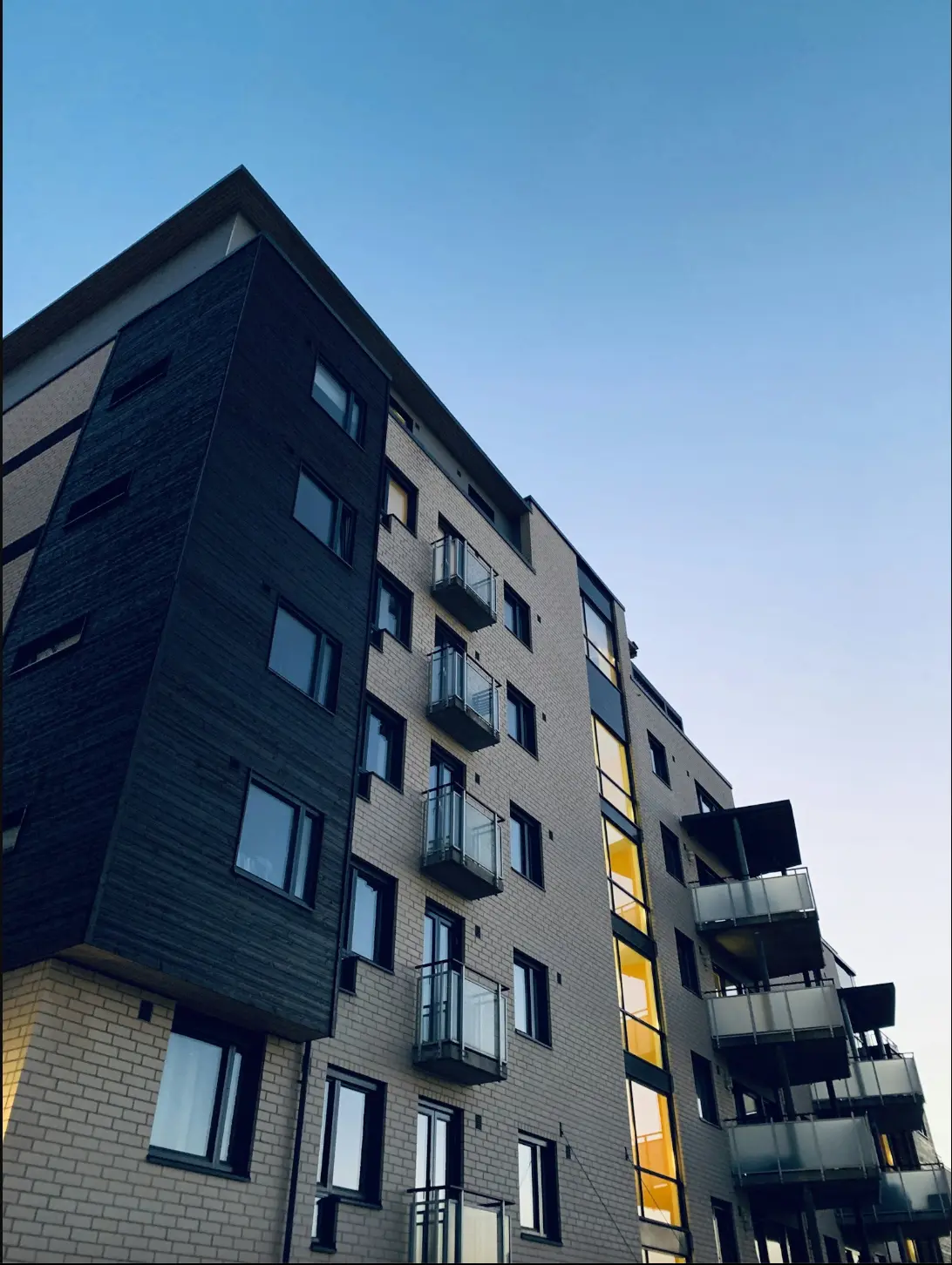 Modern residential high-rise towers
