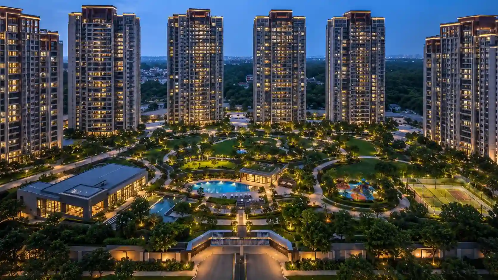 Ramky Lumina 3 BHK floor plan
