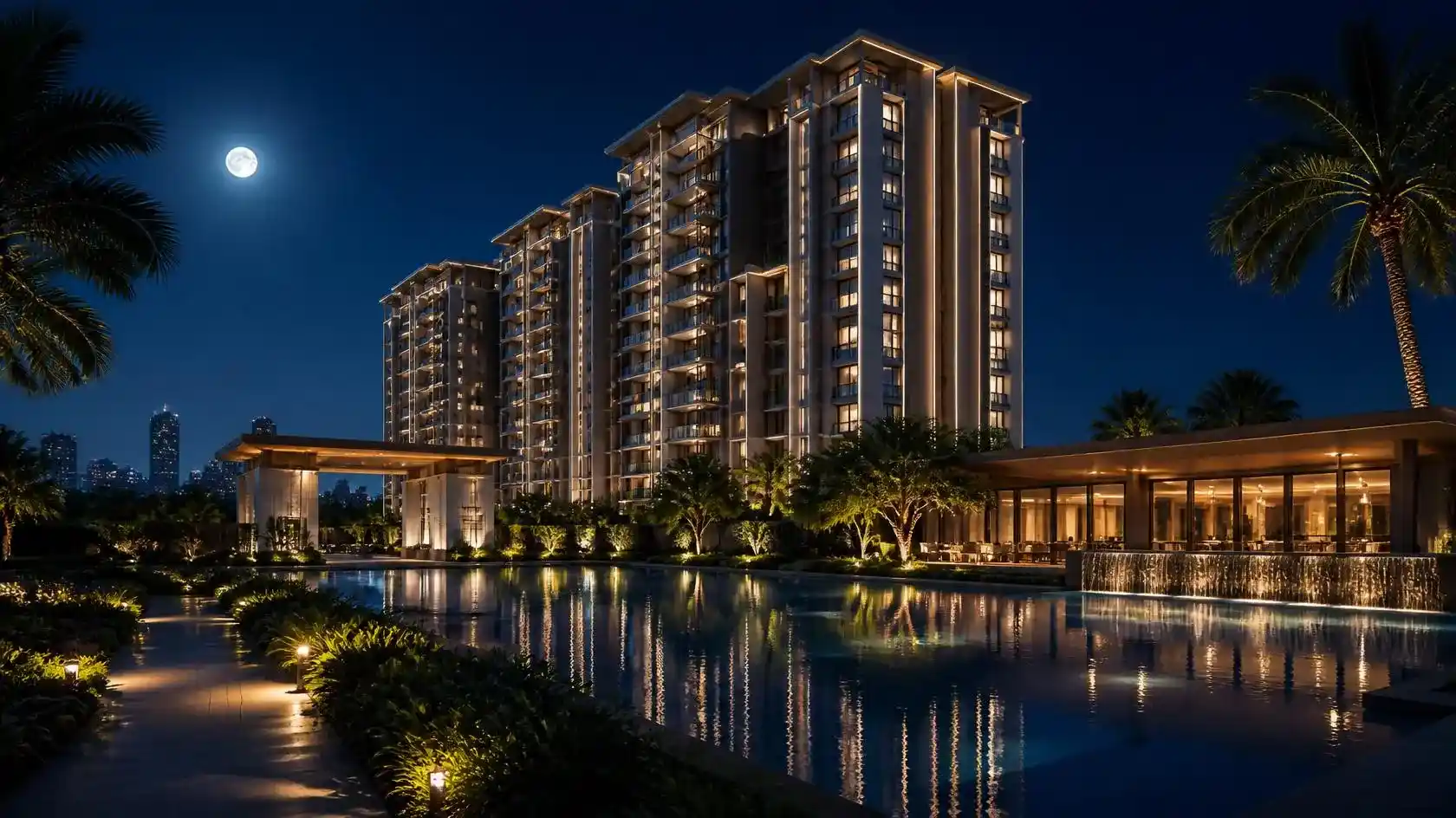 Ramky Lumina high-rise apartment exterior