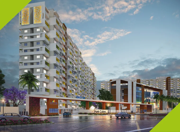 Sattva Park Cubix Phase 2 entrance