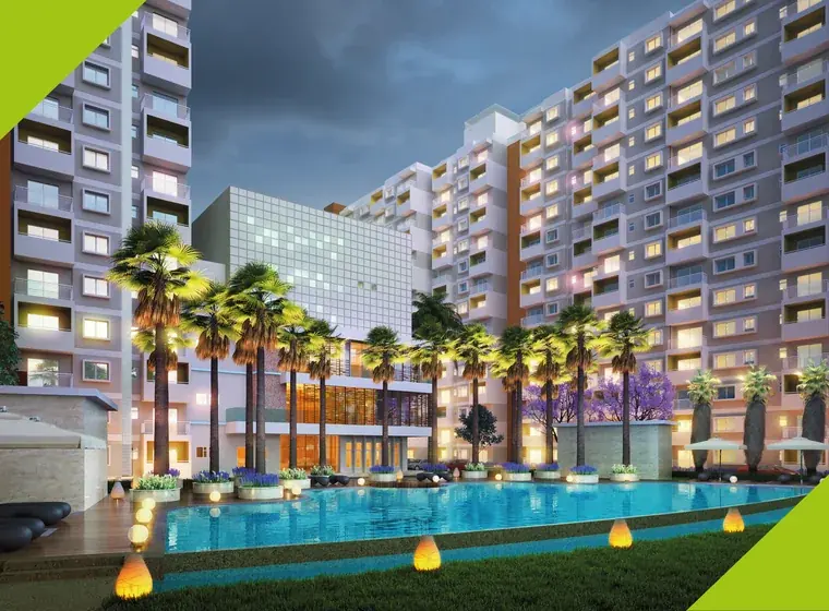 Sattva Park Cubix swimming pool