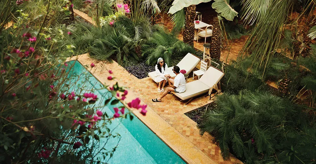 Representative landscaped leisure setting for Sobha Neopolis lifestyle amenities